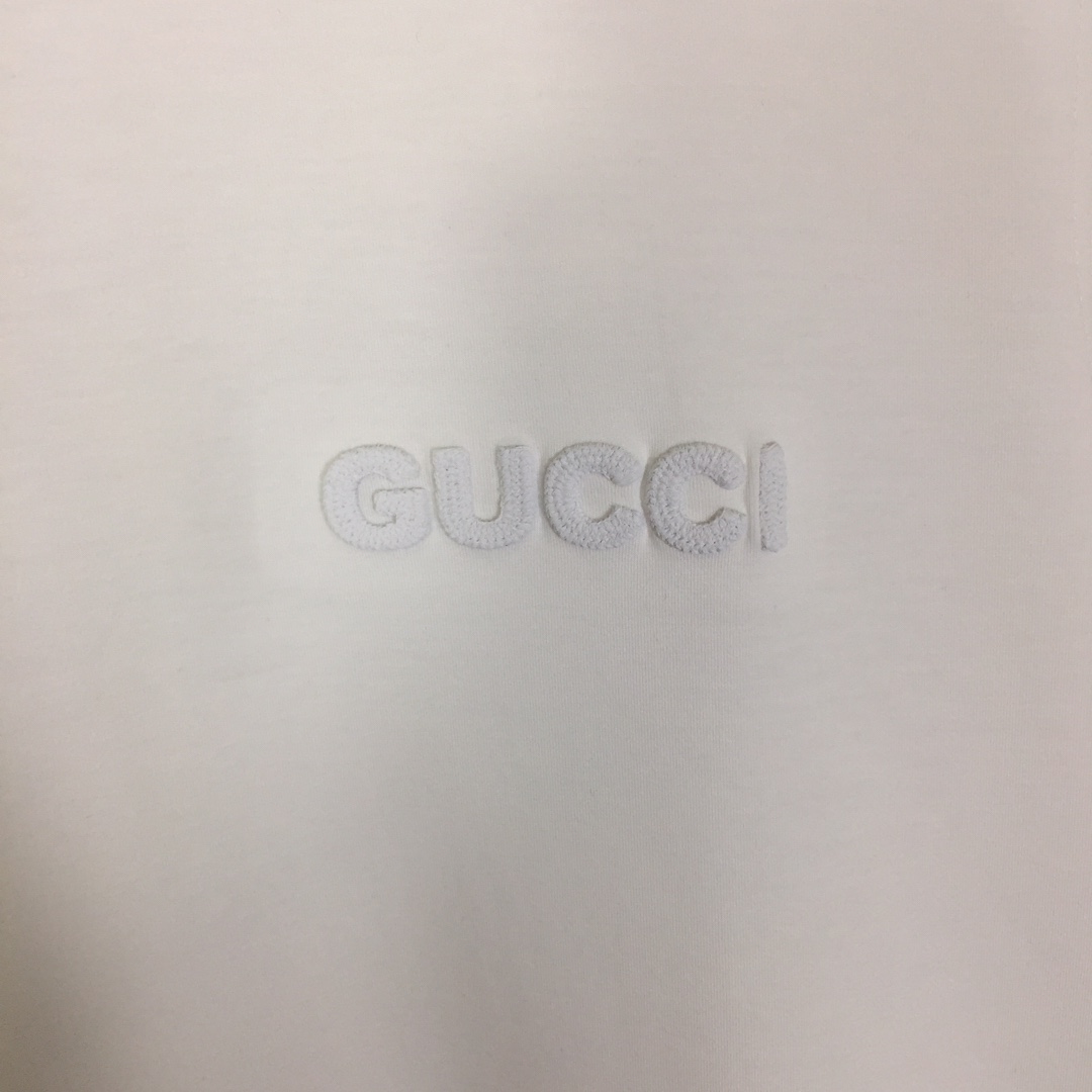 Gucci Cotton Jersey T-shirt With Embroidery - DesignerGu