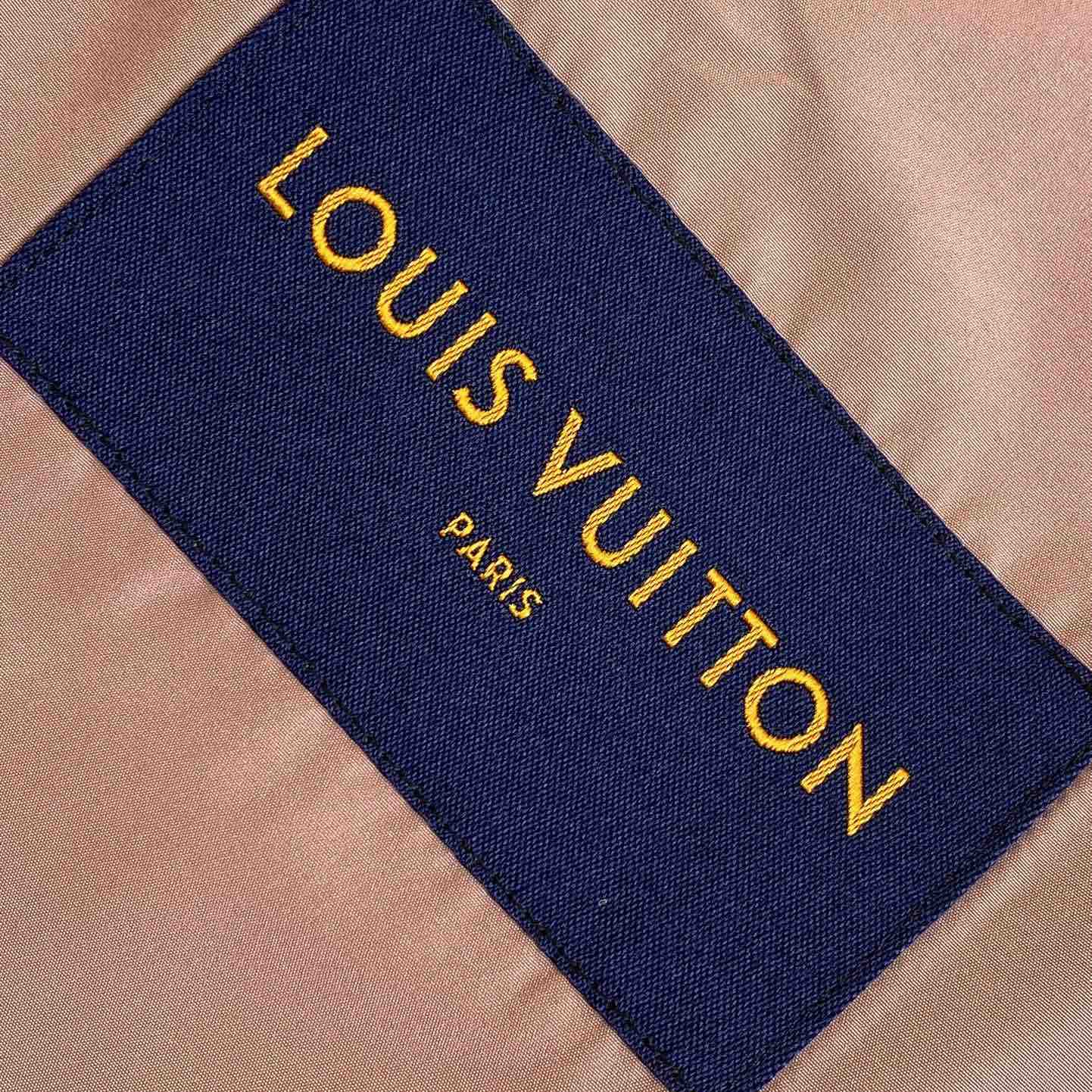 Louis Vuitton Monogram Debossed Leather Tracksuit Jacket   1AHBU4 - DesignerGu