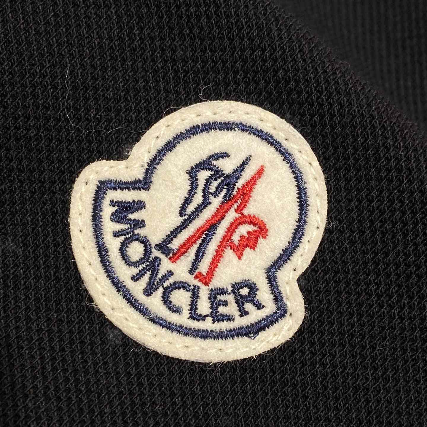 Moncler Logo Cotton Polo Shirt - DesignerGu