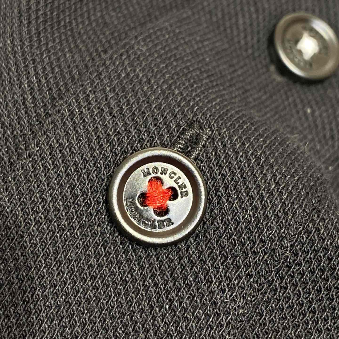 Moncler Logo Cotton Polo Shirt - DesignerGu