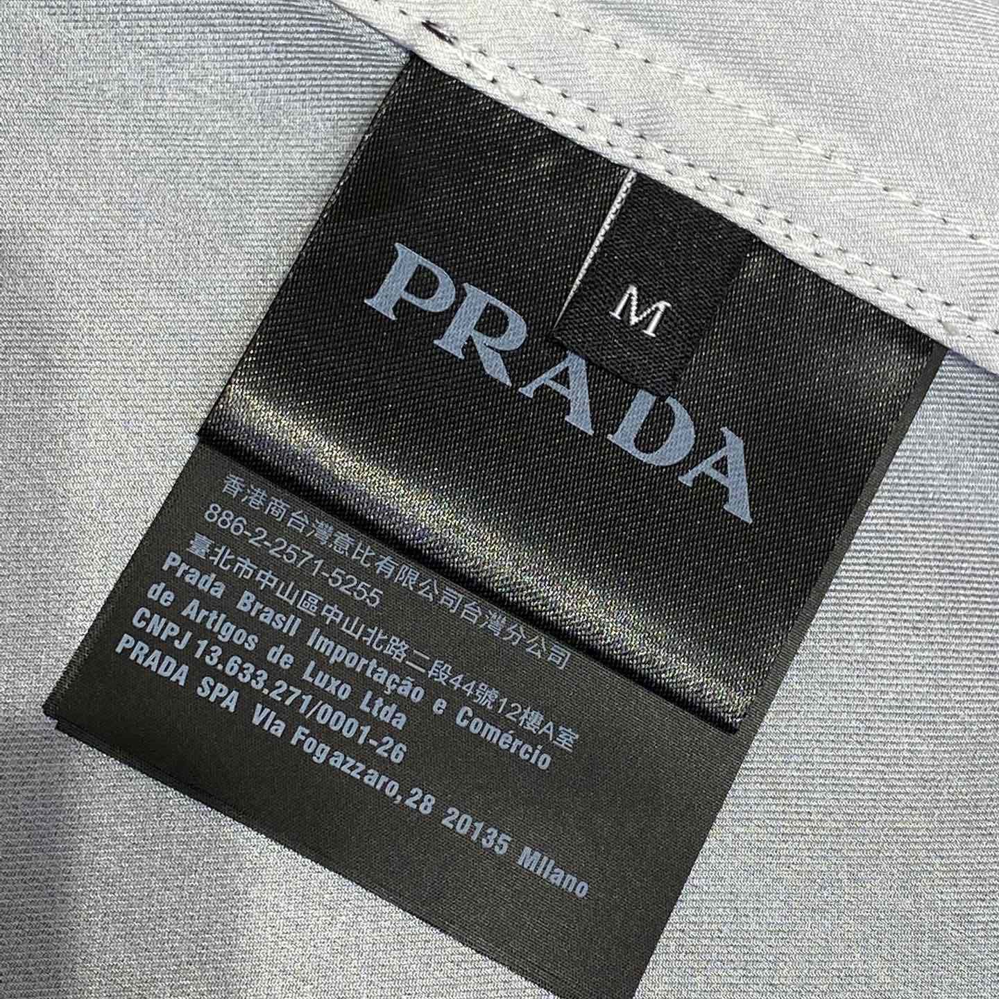 Prada Double Match Cotton Shirt - DesignerGu