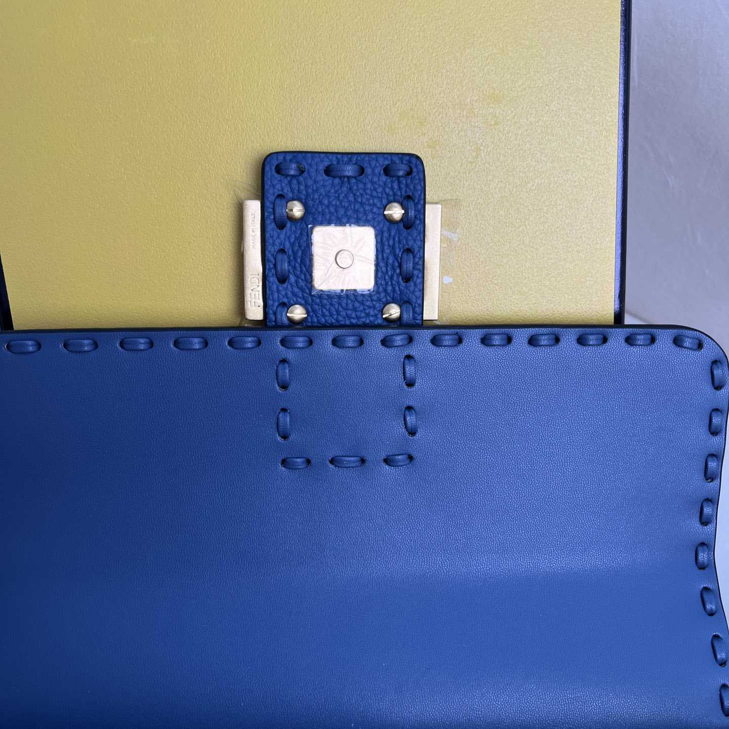 Fendi Baguette Selleria Blue - DesignerGu