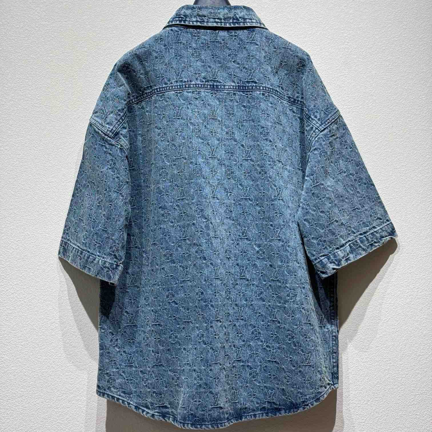 Louis Vuitton Monogram Denim Shirts - DesignerGu