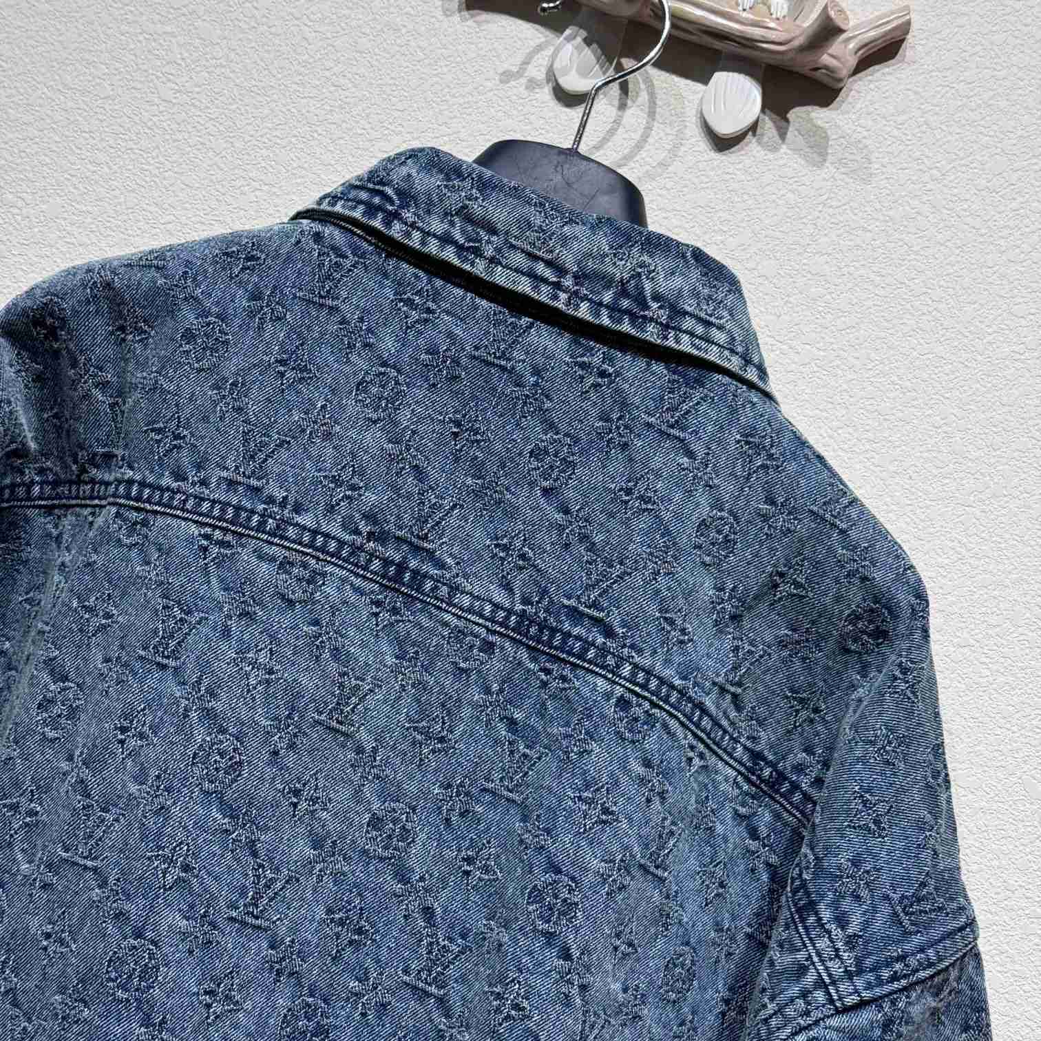 Louis Vuitton Monogram Denim Shirts - DesignerGu