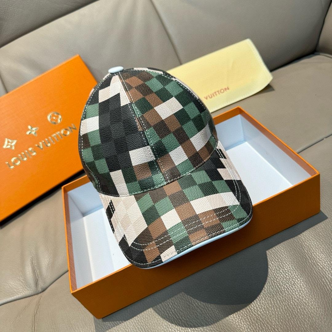 Louis Vuitton Damoflage Cap - DesignerGu