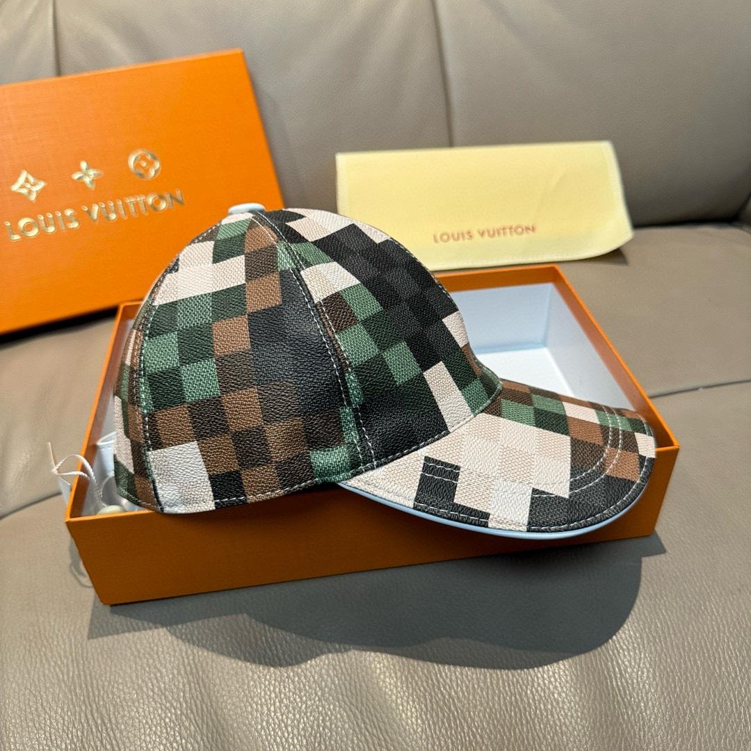 Louis Vuitton Damoflage Cap - DesignerGu