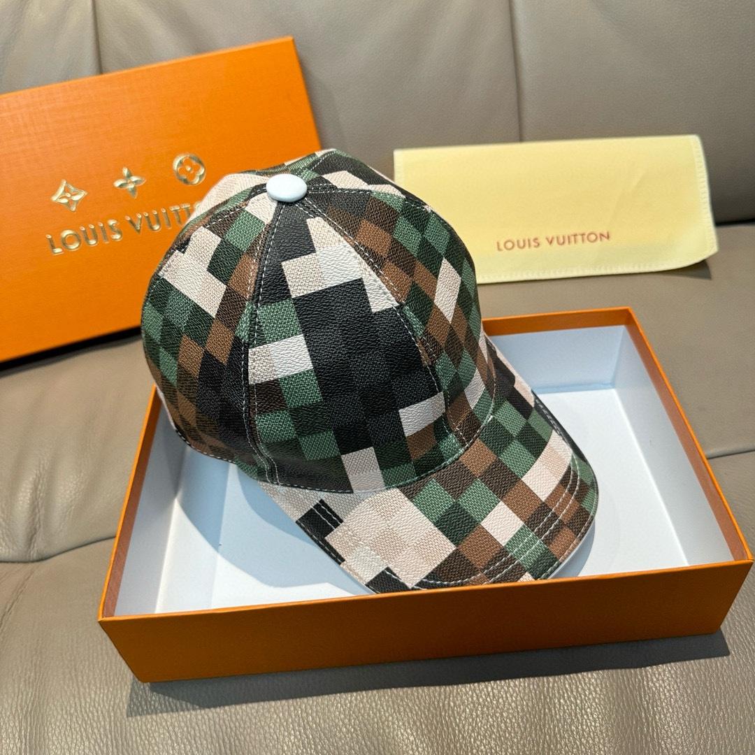 Louis Vuitton Damoflage Cap - DesignerGu