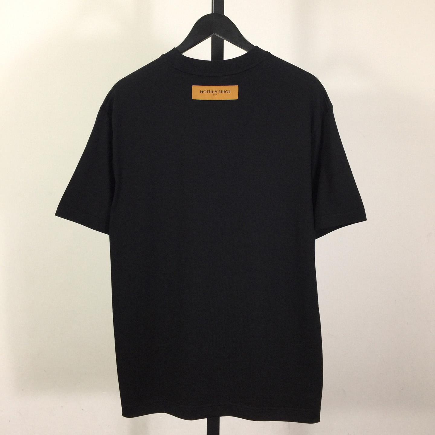 Louis Vuitton Signature Cotton T-Shirt    - DesignerGu