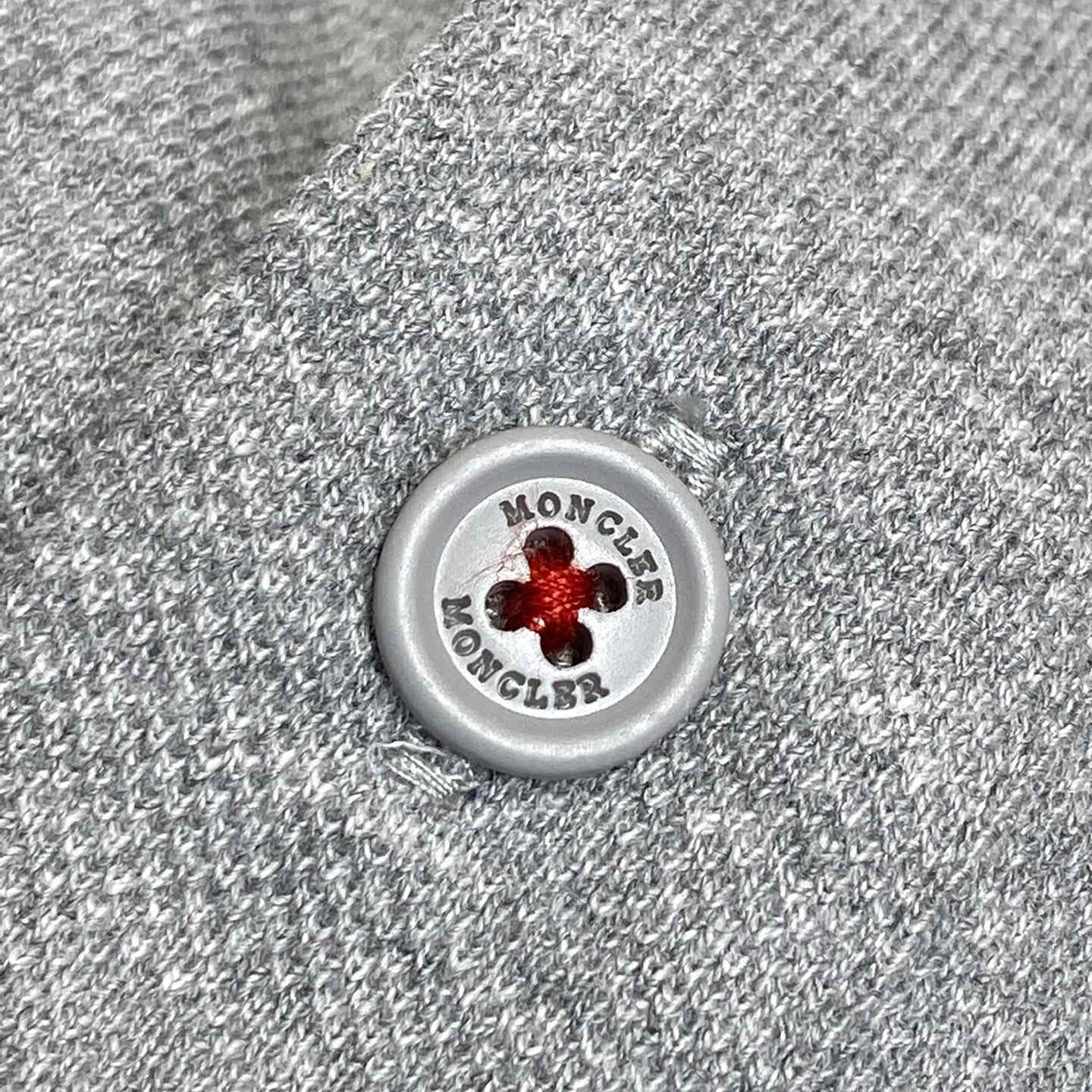 Moncler Logo Cotton Polo Shirt - DesignerGu