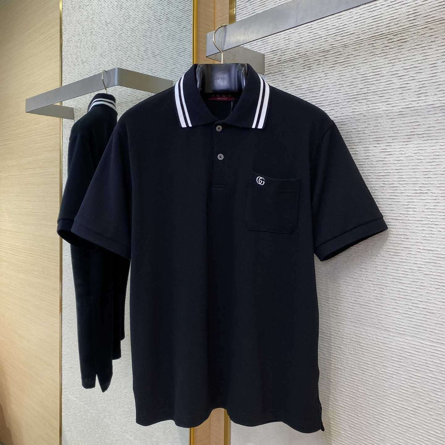 Gucci Cotton Polo Shirt  - DesignerGu