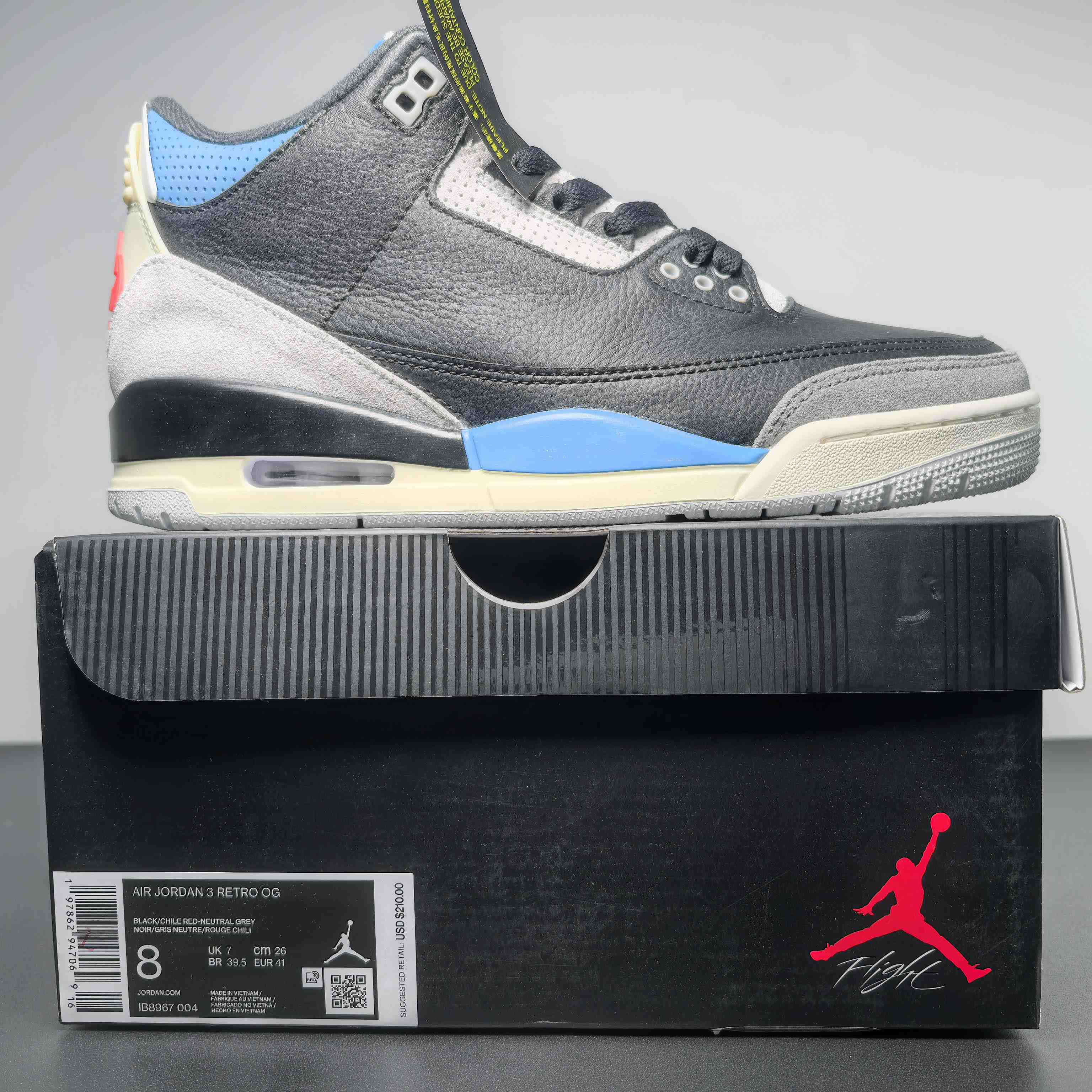 Air Jordan 3 OG“Rare Air” Basketball Shoes    IB8967-004 - DesignerGu